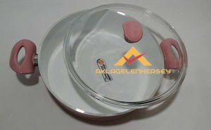 ALKOY 30cm DÖKÜM SERAMİK KARNIYARIK TENCERESİ
