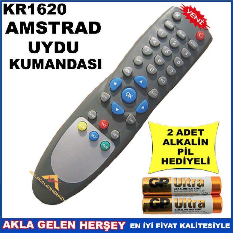 AMSTRAD UYDU CİHAZI Receiver KUMANDASI KR1620