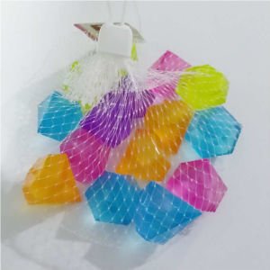 Elmas model silikon buz küpleri,içi sıvı dolu tekrar tekrar kullanılan sihirli elmas tanesi buzlar