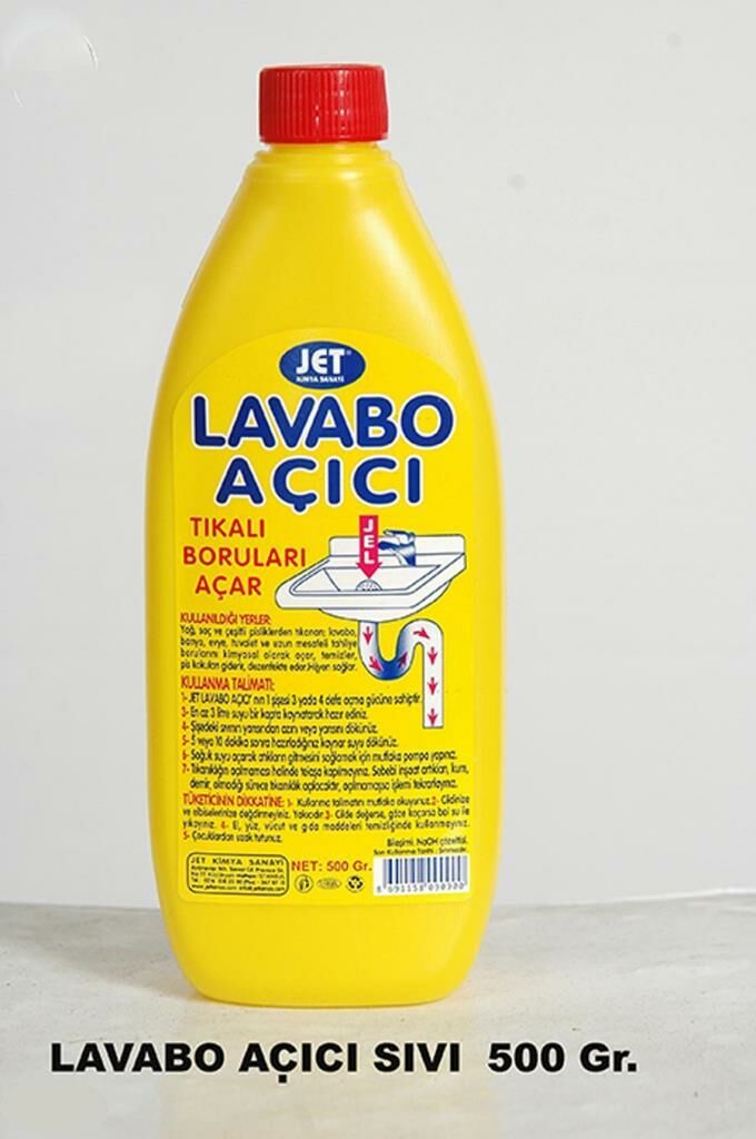 Jet Güçlü Jel Kıvamlı Lavabo Açıcı 500 Gr