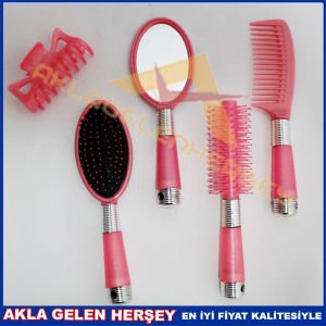 SAKLAMA ÇANTALI 5 PARÇA SAÇ BAKIM TARAK SETİ