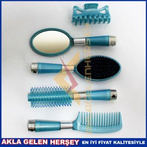 SAKLAMA ÇANTALI 5 PARÇA SAÇ BAKIM TARAK SETİ