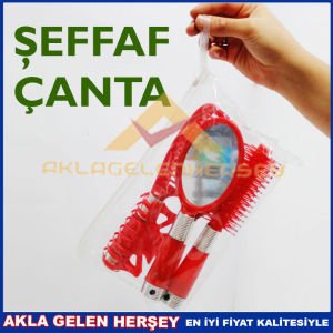 SAKLAMA ÇANTALI 5 PARÇA SAÇ BAKIM TARAK SETİ