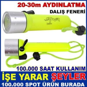 SIĞ IŞIK 260 LÜMEN LED SU GEÇİRMEZ DALIŞ FENERİ