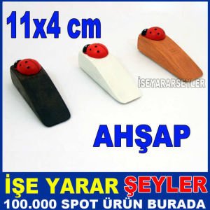 UĞUR BÖCEĞİ KABARTMALI AHŞAP KAPI STOPERİ