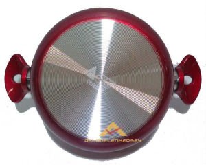 ASSOS 20 CM SERAMİK İÇ YÜZEYLİ DERİN TENCERE