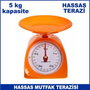 5 kg Kapasiteli İbreli Hassas Mutfak Terazisi 40 gr Hassasiyetli Tartı