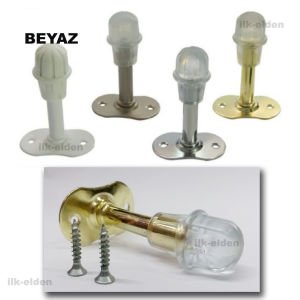 Elastiki Kapı Kolu Tamponu 4 Adet kapı çarpmasını önleyen duvar koruyucu silikon kapı tamponu