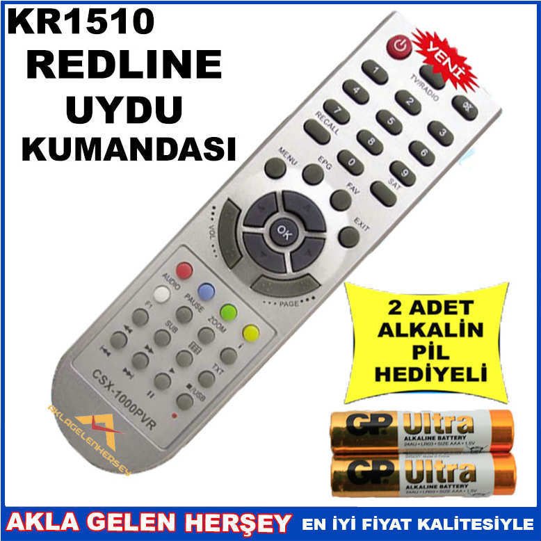 REDLİNE UYDU CİHAZI Receiver KUMANDASI KR1510