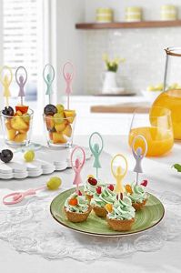 Suncook Plastik Balerin Sunum Kürdan Seti 10'lu 12 cm SC-412