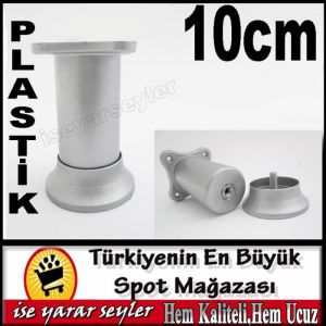 10cm ÇOK AMAÇLI KALIN,PLASTİK MOBİLYA AYAĞI