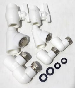 8 Parça Ar-Su Hareketli Dirsekli Kaliteli Kombi Bağlantı Seti    Kaliteli Malzemeden Üretilmiştir