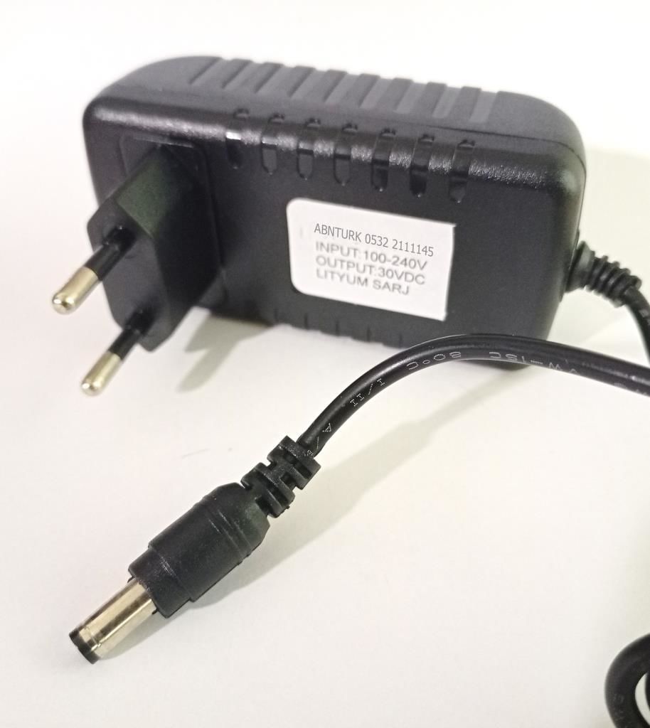 Viomi Şarjlı Dikey Süpürge Lityum Şarj Adaptörü 30 Volt Çıkış 24W TürkMalı Bakır Kablo Adaptör 220V