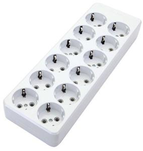 De-Pa Tse Belgeli 12lı Topraklı Grup Priz (3x1.5) 5 Metre Kablolu 