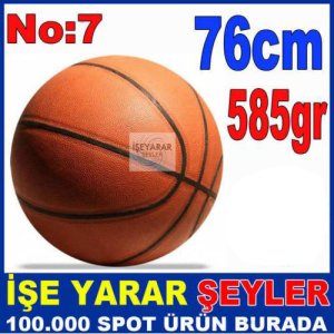 EN İYİ KALİTE 7 NUMARA STANDART BOYUT PROFESYONEL BASKETBOL TOPU SOKAK ve SALON OYUNU İÇİN İDEAL BOY