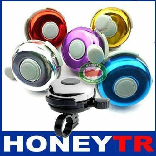 Metal Bisiklet Zili Scooter Uyarı Sistemi 5 Renk