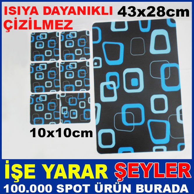ISIYA DAYANIKLI 12 PARÇA AMERİKAN SERVİS ALTLIĞI