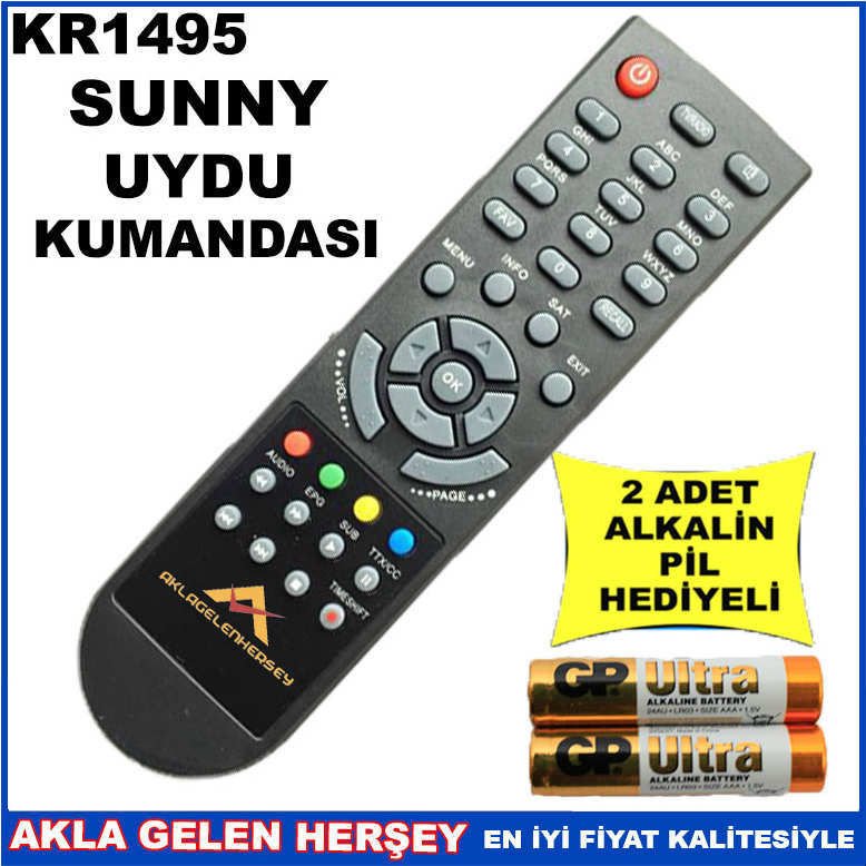 SUNNY UYDU CİHAZI Receiver KUMANDASI KR1495