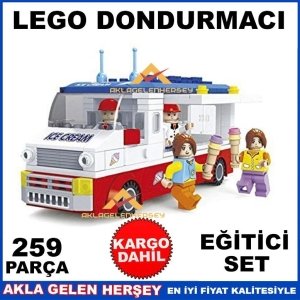 259 PARÇA EĞİTİM BLOKLARI DONDURMACI LEGO SETİ K
