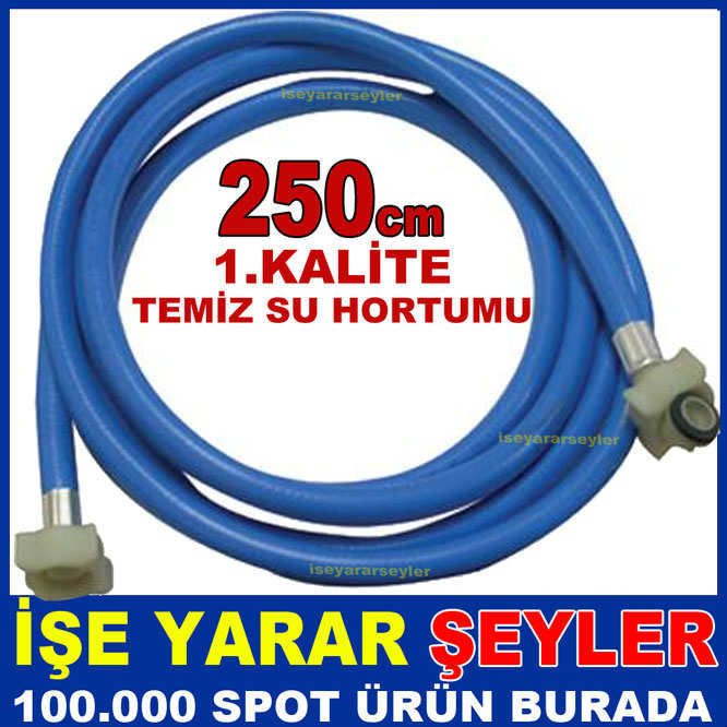 ÇAMAŞIR-BULAŞIK MAKİNESİ TEMİZSU HORTUMU 250cm