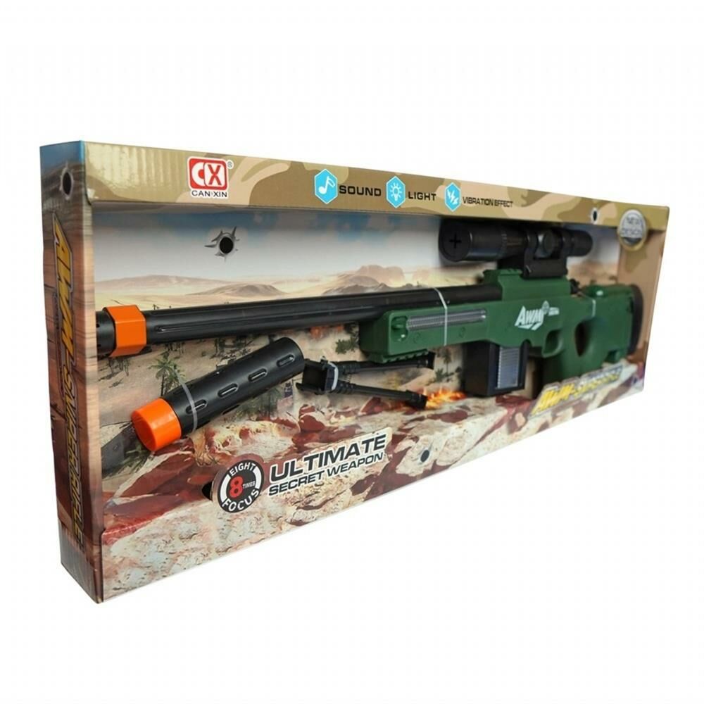 Mega Avm Keskin Nişancı Sesli Oyuncak Silah