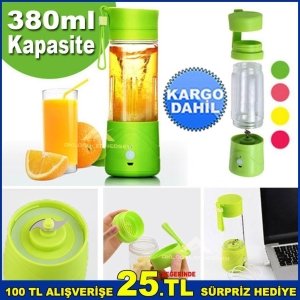 Taşınabilir Çok Fonksiyonlu Elektrikli Meyve Suyu Kupası Usb Şarj