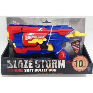 Nerf Style 10 Dart Büyük Boy 8 Bölmeli Tabancaa