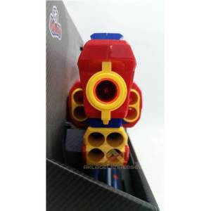 Nerf Style 10 Dart Büyük Boy 8 Bölmeli Tabancaa