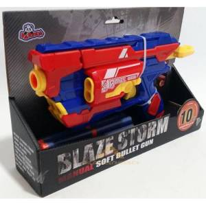 Nerf Style 10 Dart Büyük Boy 8 Bölmeli Tabancaa