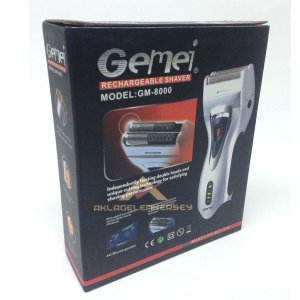 Sinek Kaydı Traş İçin Çift Motorlu Yedek Bıçaklı Şarjlı Sakal Traş Makinesi Ergonomik Tıraş Makinesi