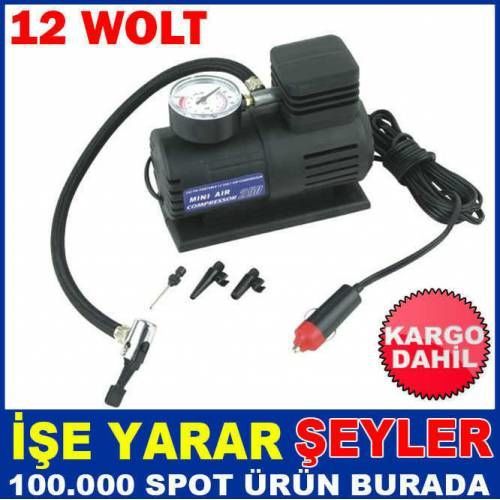 12 VOLT KALİTELİ VE SAĞLAM MİNİ ARAÇ KOMPRASÖRÜ