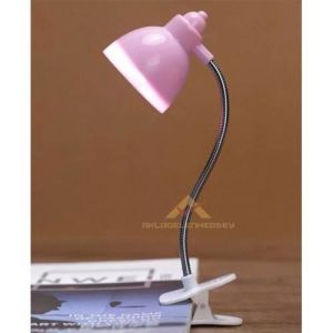 17 Cm 2 Led Mandallı Kitap Okuma Ve Masa Lambası
