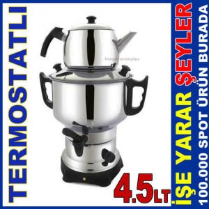 4.5L ELEKTRİKLİ ÇAYCI SEMAVER ÇAY SEMAVERİ SETİ