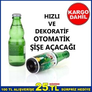PRATİK VE HIZLI ŞİŞE ŞEKLİNDE KAPAK AÇACAĞI
