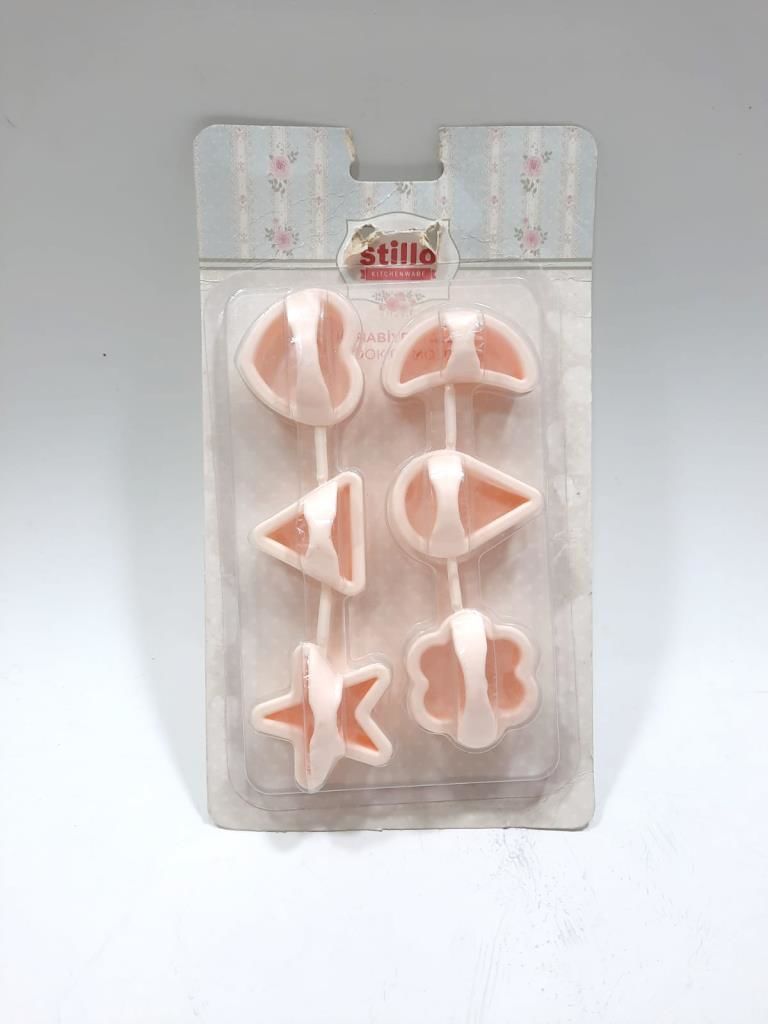 6 Farklı Desen Kurabiye ve Kek Kalıbı