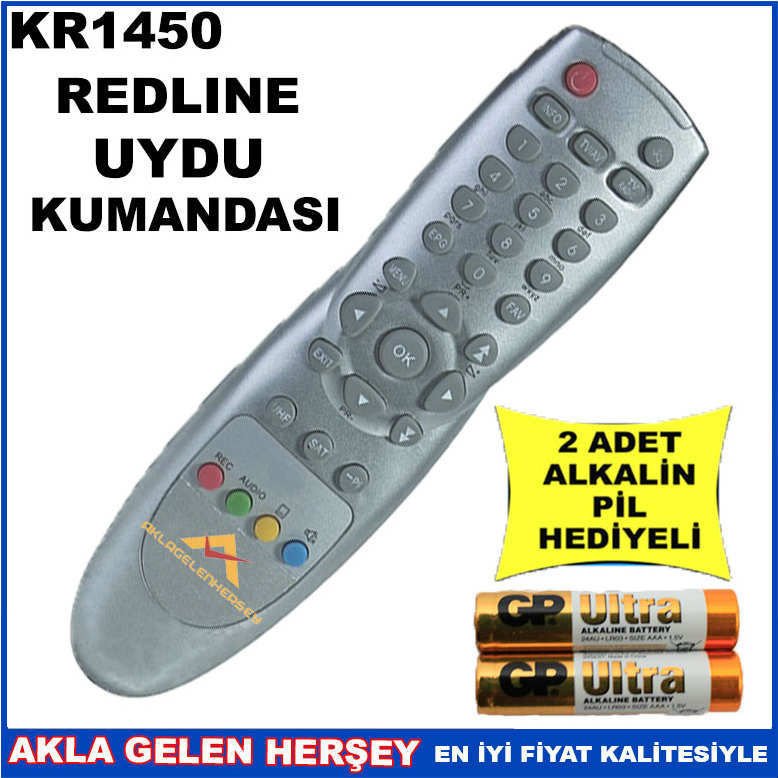 REDLİNE UYDU CİHAZI Receiver KUMANDASI KR1450