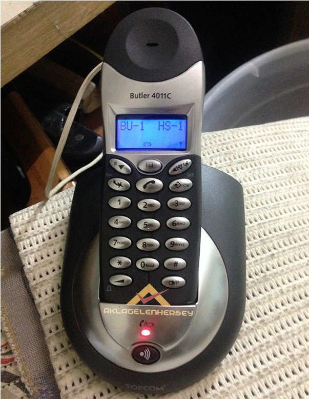 TELSİZ TELEFON DİJİTAL KABLOSUZ TELEFON MAVİ IŞIKLI EKRAN HOPARLÖR SESİ KONTRÖLLÜ 14 DİL SEÇENEKLİ