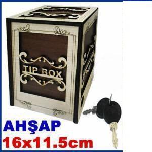 TİP BOX,TİP KUTUSU,KİLİTLİ BAHŞİŞ KUTUSU İNCE İŞÇİLİKLE SÜSLEME ÇİFT ANAHTARLI AHŞAP KUMBARA