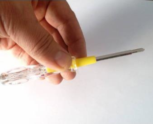 Değişebilir Çift Başlıklı Yıldız-Düz Uçlu 14cm Kontrol Kalemi