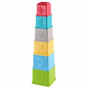 Akıllı Tavşan Momo Eğitici Renkli Kaplar