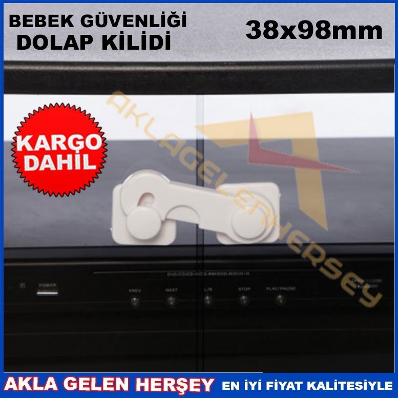 Kargo Dahil 2 ADET BEBEK ÇOCUK GÜVENLİĞİ ÇOK AMAÇLI DOLAP KİLİD
