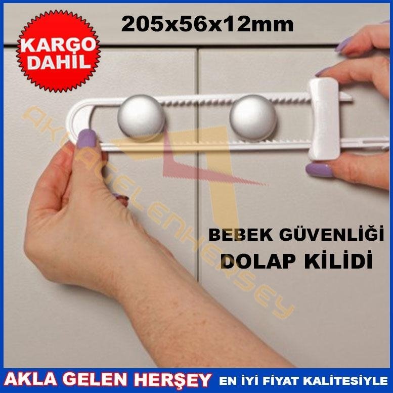 BEBEK VE ÇOCUK GÜVENLİĞİ SÜRGÜLÜ DOLAP MANDALI K