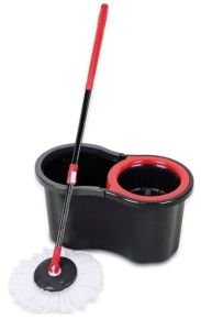 Zambak Otomatik Dönerli Mikrofiber Temizlik Kova Seti-Daha Küçük Yeni Dizayn Tam Set Ultra Temizlik