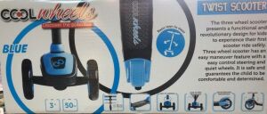 +3 Yaş 3 Tekerlekli Kaymaz Yüzey Silikon Tekerlekli Scooter 20 Kg