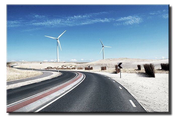 ASFALT YOL 6 değişen ölçü ORİJİNAL KANVAS TABLO