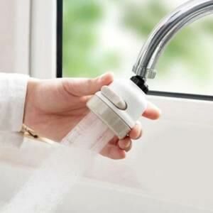 Tasarruflu Oynar Başlık Tazyikli Eviye Musluk Spiral Batarya Ucu 3 Fonksiyonlu Musluk Başlığı