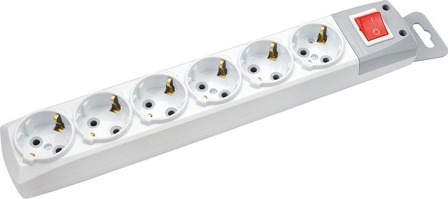 De-Pa Tse Belgeli 6lı Topraklı Anahtar Grup Priz 5 Metre Kablolu 