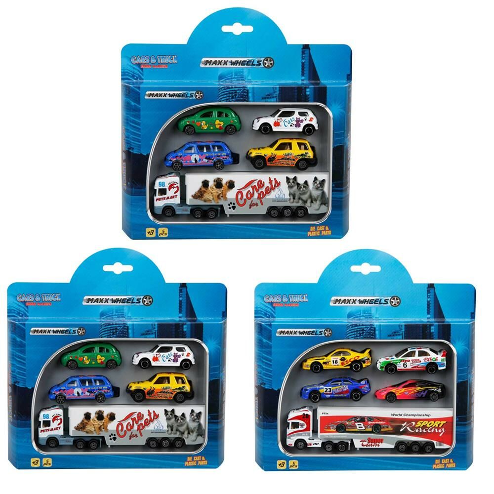 Maxx Wheels Street Machine 5’li Araç Seti 1 Adet Fiyatıdır