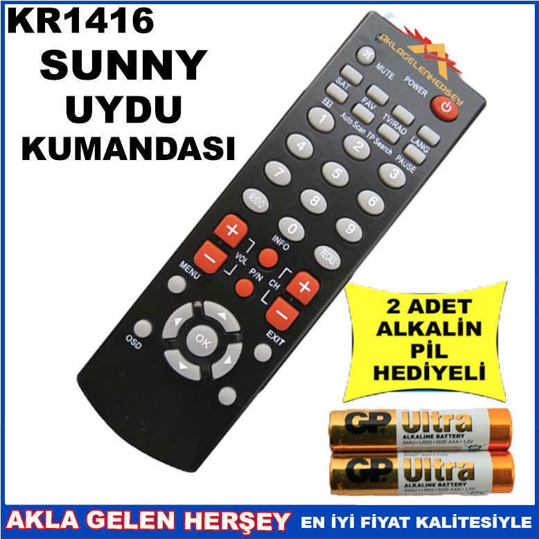 SUNNY UYDU CİHAZI Receiver KUMANDASI KR1416