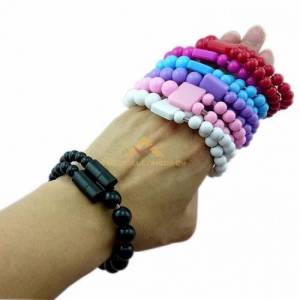 Boncuk Bileklik Android-İphone Data Şarj Kablosu